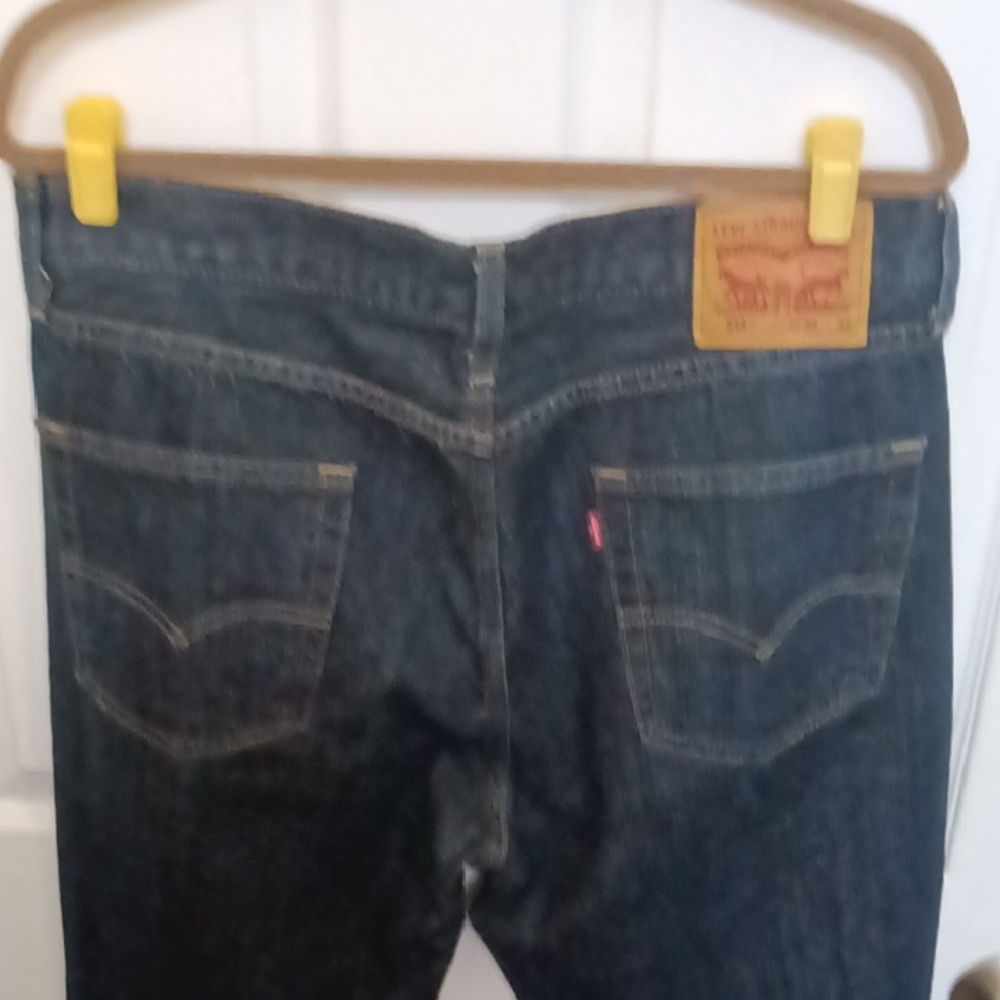 Levi's Men's Dark Blue Straight Jeans